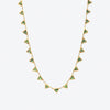 Emerald Pyramid Necklace