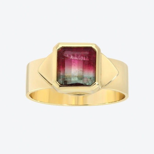 Eye Ring in Watermelon Tourmaline