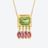 Lumen Necklace in Green Tourmaline