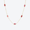 Ruby Suncatcher Necklace