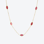 Ruby Suncatcher Necklace