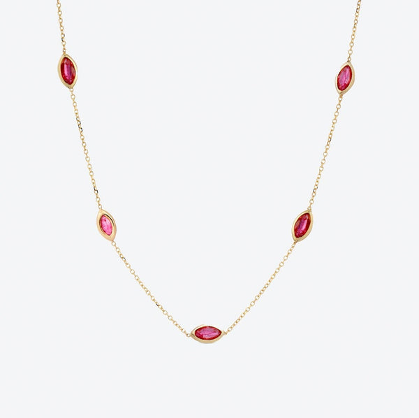 Ruby Suncatcher Necklace