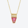 Stardust Necklace in Pink Shield Tourmaline