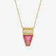 Stardust Necklace in Pink Shield Tourmaline