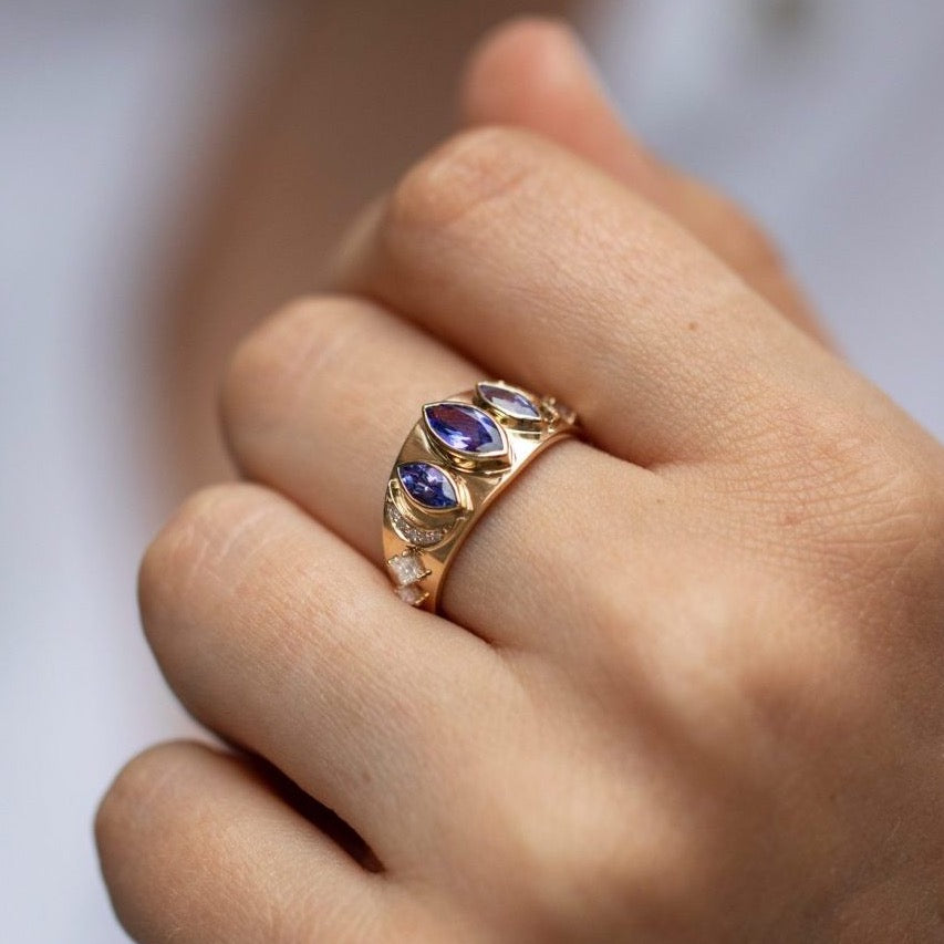 Marquise tanzanite sale